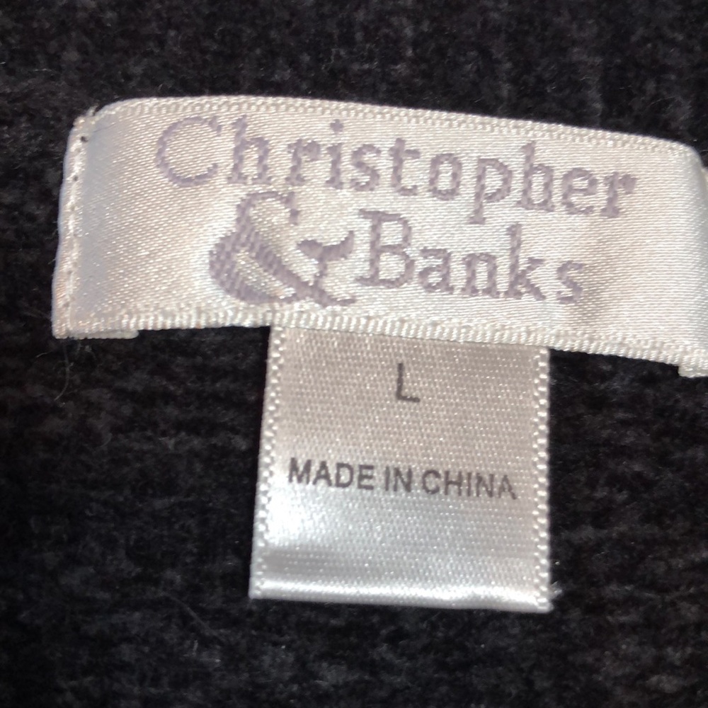 Christopher & Banks Button Down Cardigan Size L - Picture 3 of 11